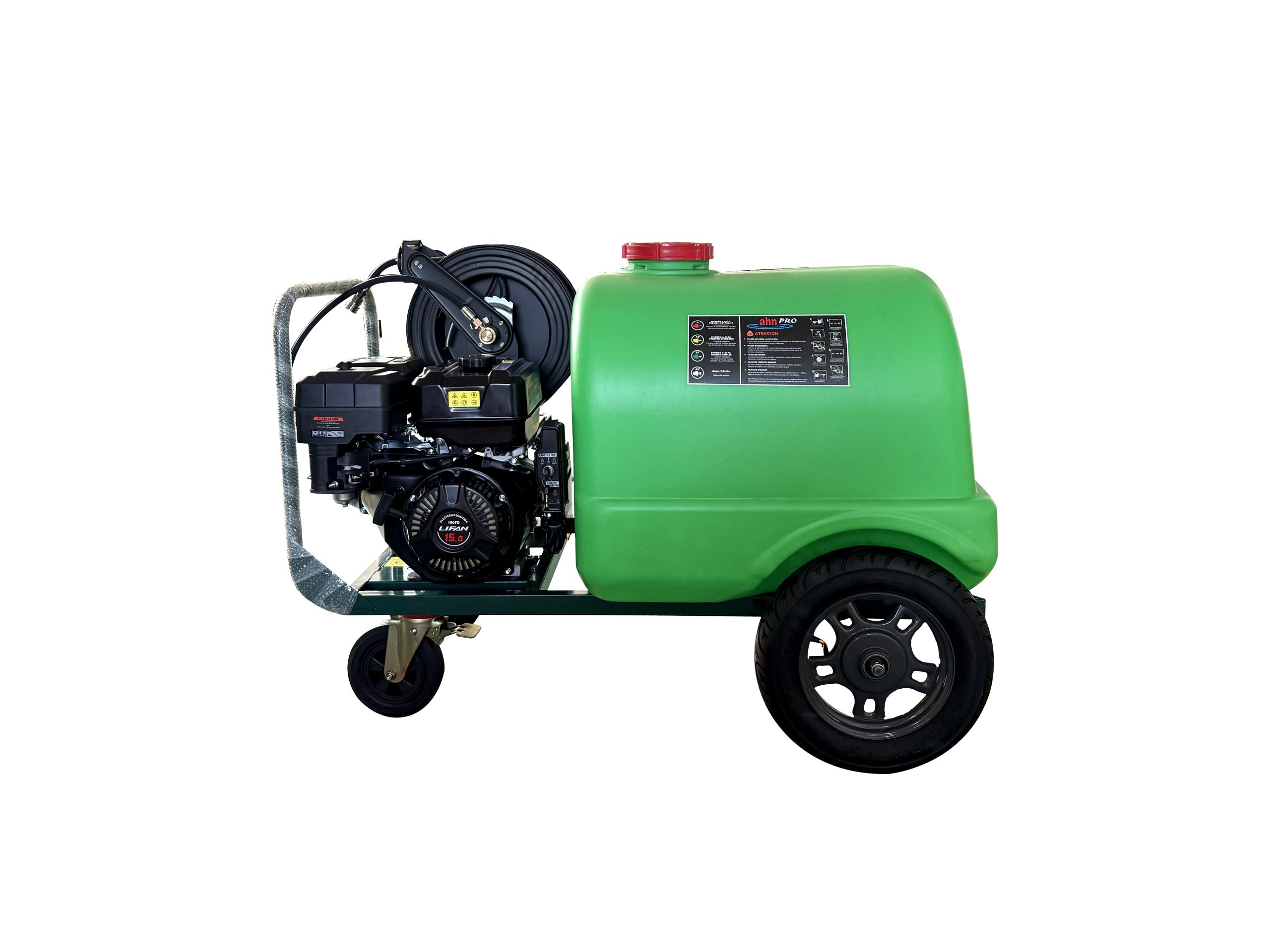 Hidrolavadora Autonoma Ahnpro Carro 4000 Psi 275 bar 15 Litros 15Hp Lifan